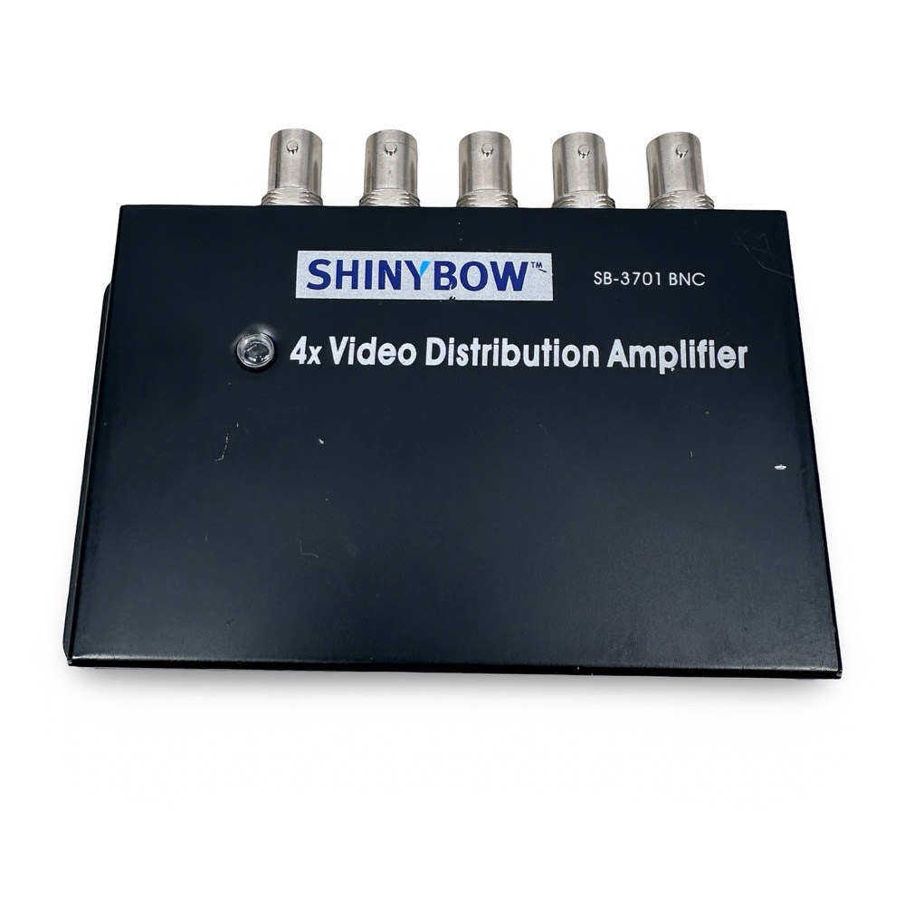 Shinybow SB-3701 BNC 1x4 Composite Video Distribution Amplifier READ
